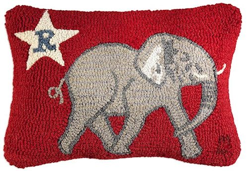 alabama elephant pillow