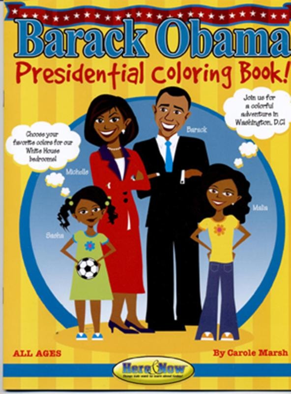 Obama Presidential Coloring Book