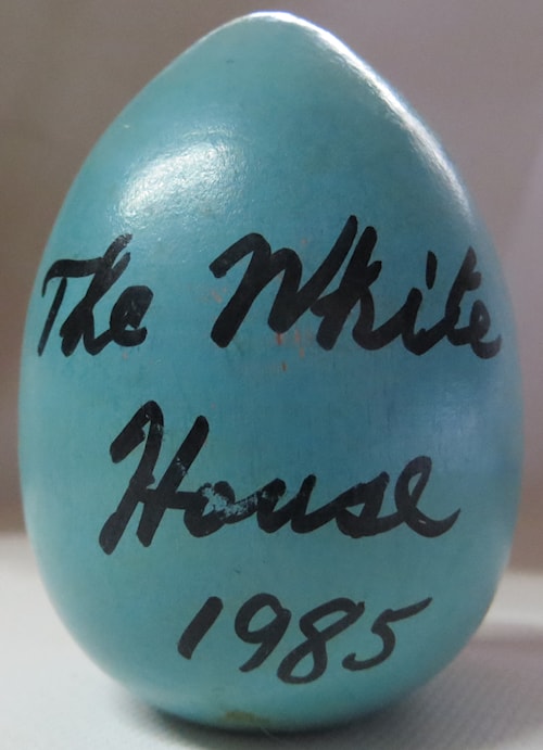 1985 Official White House Wooden Easter Egg- Assorted