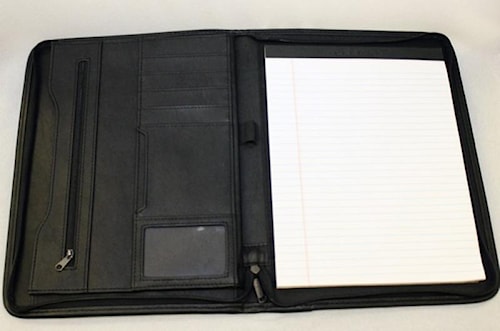 Zippered Padfolio