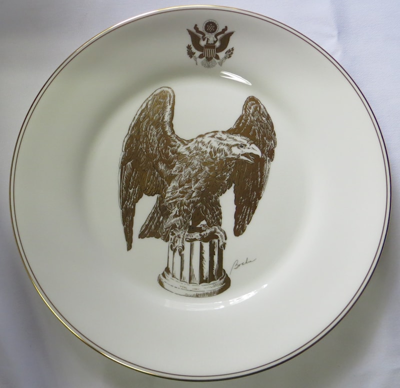The American Bald Eagle Plate: To Honor America by Boehm